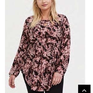 Torrid tie dye gauze babydoll Sz 3